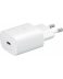 Επιτοίχιος Φορτιστής Samsung Galaxy (25W Χωρίς Καλώδιο) USB-C Fast Adapter (EP-TA800) Bulk White EU