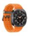 Samsung Galaxy Watch Ultra (L705 2025) LTE 47mm (Region East) 32GB (2GB Ram) Titan Gray Case με Orange Band EU