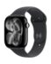 Apple Watch (Series 11 2025) Gps 46mm Jet Black Aluminium Case με M/L Black Sports Band EU