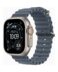 Apple Watch Ultra 3 (Series 11 2025) Gps +Cellular 49mm Natural Titanium Case με Ocean Band Anchor Blue EU