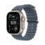 Apple Watch Ultra 3 (Series 11 2025) Gps +Cellular 49mm Natural Titanium Case με Ocean Band Anchor Blue EU