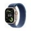 Apple Watch Ultra 3 (Series 11 2025) Gps +Cellular 49mm Natural Titanium Case με Trail Loop M/L Blue/Bright Blue EU