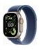 Apple Watch Ultra 3 (Series 11 2025) Gps +Cellular 49mm Natural Titanium Case με Trail Loop S/M Blue/Bright Blue EU