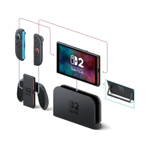 Ψηφιακή Κονσόλα παιχνιδιών Nintendo Switch 2 +Pokemon Z-A Black EU - Image 3