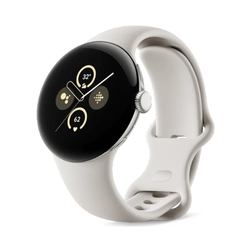 Google Pixel Watch 2 (Wi-Fi) Polished Silver OneThing_Gr