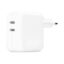Επιτοίχιος Φορτιστής (Power Adapter) Apple 35W (2 x USB-C) White EU