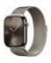 Apple Watch (Series 10 2024) Gps +Cellular 46mm Natural Titanium Case με Sport Loop S/M Natural Milanese EU
