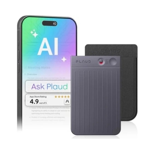 Φορητό AI‑powered voice recorder Plaud Note 64GB Black EU