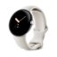 Google Pixel Watch WiFi 41mm Polished Silver Case με Sport Band Chalk EU
