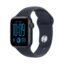 Apple Watch SE 3 (2025) Gps +Cellular 44mm Midnight Aluminium Case με S/M Navy Blue Sport Band EU