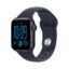 Apple Watch SE 3 (2025) Gps +Cellular 44mm Midnight Aluminium Case με M/L Navy Blue Sport Band EU