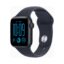 Apple Watch SE 3 (2025) Gps 44mm Midnight Aluminium Case με S/M Navy Blue Sport Band EU