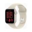 Apple Watch SE 3 (2025) Gps 44mm Starlight Aluminium Case με S/M Sand Sport Band EU