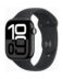 Apple Watch (Series 10 2024) Gps +Cellular 46mm Aluminium Jet Black Case με Sport Band M/L Black EU