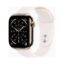 Apple Watch (Series 11 2025) Gps +Cellular 42mm Gold Titanium Case με S/M Sport Band (Light Blush) EU