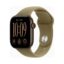 Apple Watch (Series 12 2026) GPS 46mm Dark Bronze Aluminium Case με S/M Olive Sport Band EU