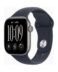 Apple Watch (Series 12 2026) GPS 42mm Space Grey Aluminium Case με M/L Navy Blue Sport Band EU