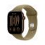 Apple Watch (Series 12 2026) GPS +Cellular 46mm Dark Bronze Aluminium Case με M/L Olive Sport Band EU