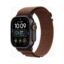 Apple Watch Ultra 4 (Series 12 2026) Gps +Cellular 49mm Black Titanium Case με M Burgundy Alpine Loop EU