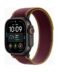 Apple Watch Ultra 4 (Series 12 2026) Gps +Cellular 49mm Black Titanium Case με M/L Burgundy Trail Loop EU