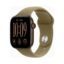 Apple Watch (Series 12 2026) GPS +Cellular 42mm Dark Bronze Aluminium Case με S/M Olive Sport Band EU