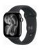 Apple Watch (Series 11 2025) Gps +Cellular 46mm Jet Black Aluminium Case με M/L Sport Band Βlack EU